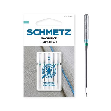 SCHMETZ TOPSTITCH SIZE 70 PACK OF 5 CARDED