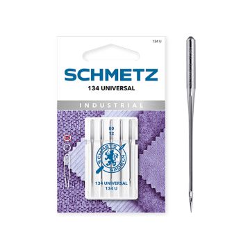 SCHMETZ UNIVERSAL INDUSTRIAL SIZE 80 PACK OF 5 CARDED