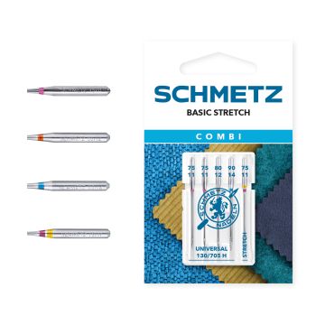 SCHMETZ COMBI BASIC STRETCH PACK OF 5 CARDED