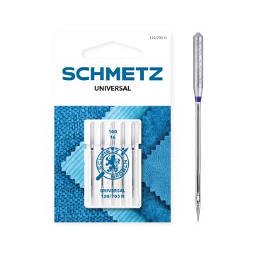 SCHMETZ UNIVERSAL SIZE 100 PACK OF 5 CARDED