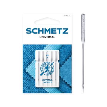 SCHMETZ UNIVERSAL SIZE 65 PACK OF 5 CARDED