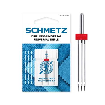 SCHMETZ TRIPLE SIZE 3MM SIZE 80 PACK OF 1 NEEDLE