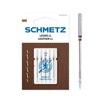 SCHMETZ LEATHER SIZE 120 PACK OF 5 CARDED