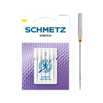 SCHMETZ STRETCH SIZE 75 PACK OF 5 CARDED