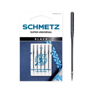 SCHMETZ SUPER UNIVERSAL NON STICK COATING SIZE 100 PACK OF 5 CARDED